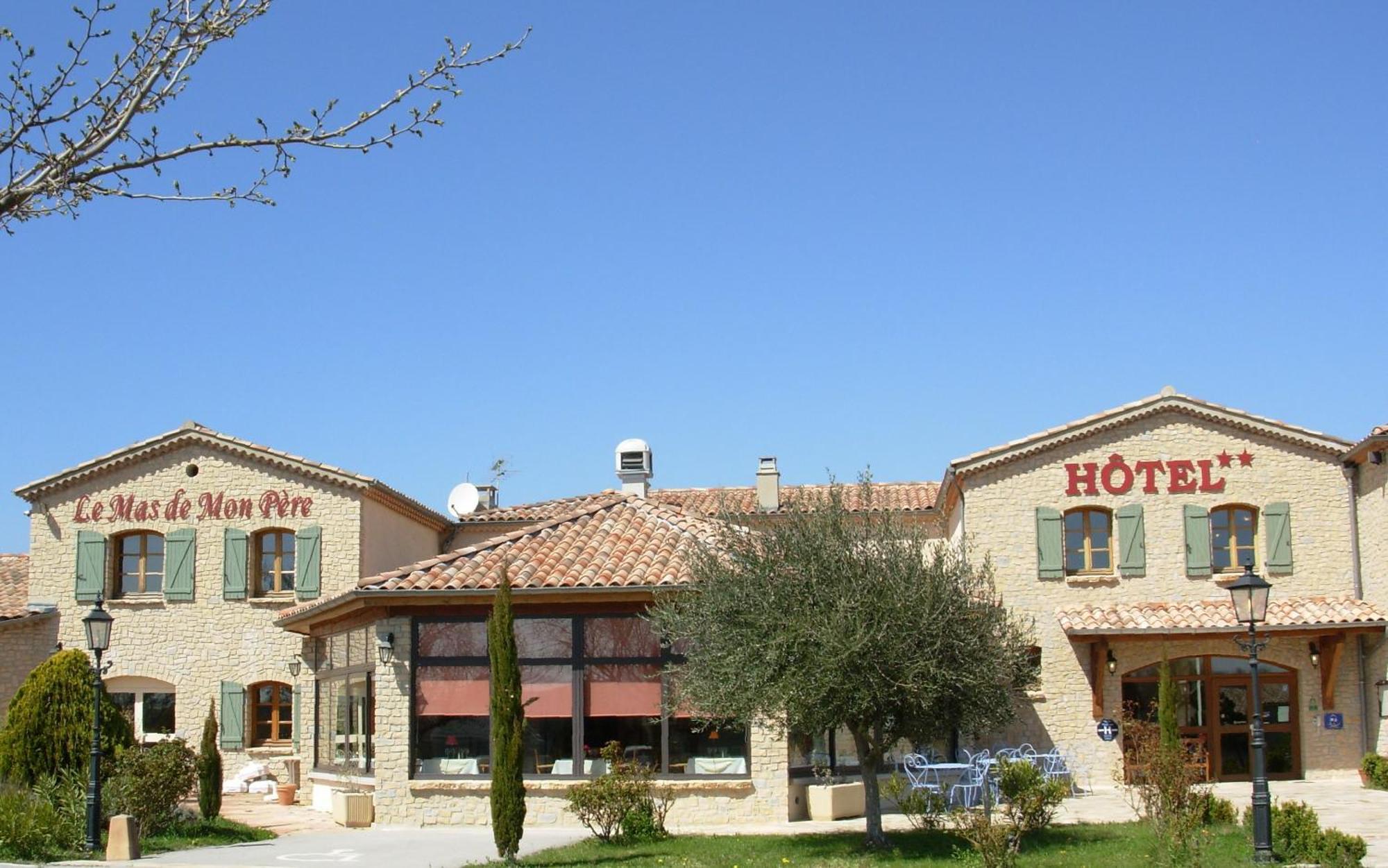 Logis Hotel Restaurant Le Mas De Mon Pere Saint-Jean-le-Centenier Luaran gambar